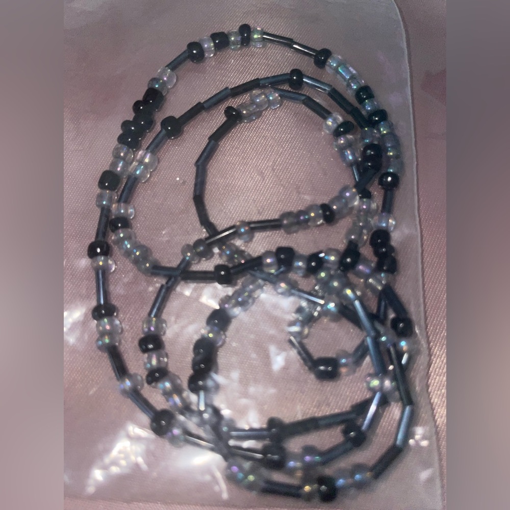 Black Seashell Beaded Jewelry